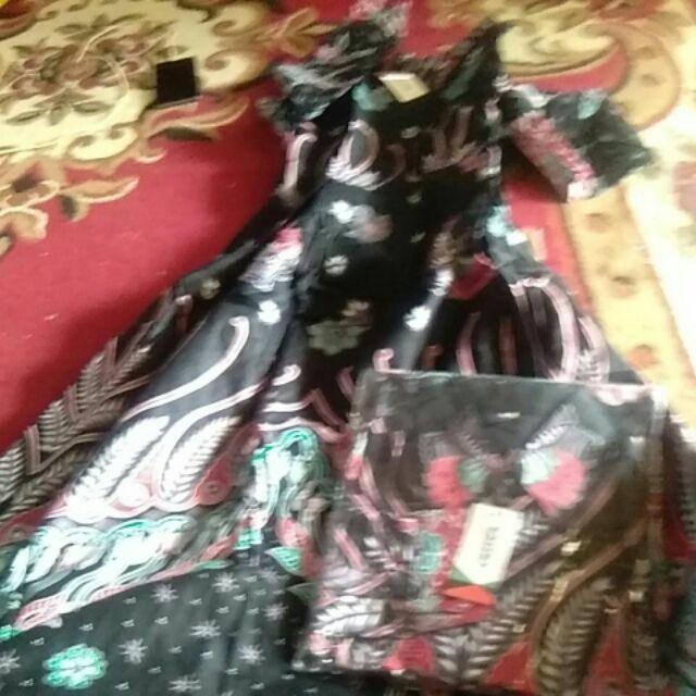 Baju Batik Couple Gamis Jumbo Murah Pasangan Modern Muslim | Devanna