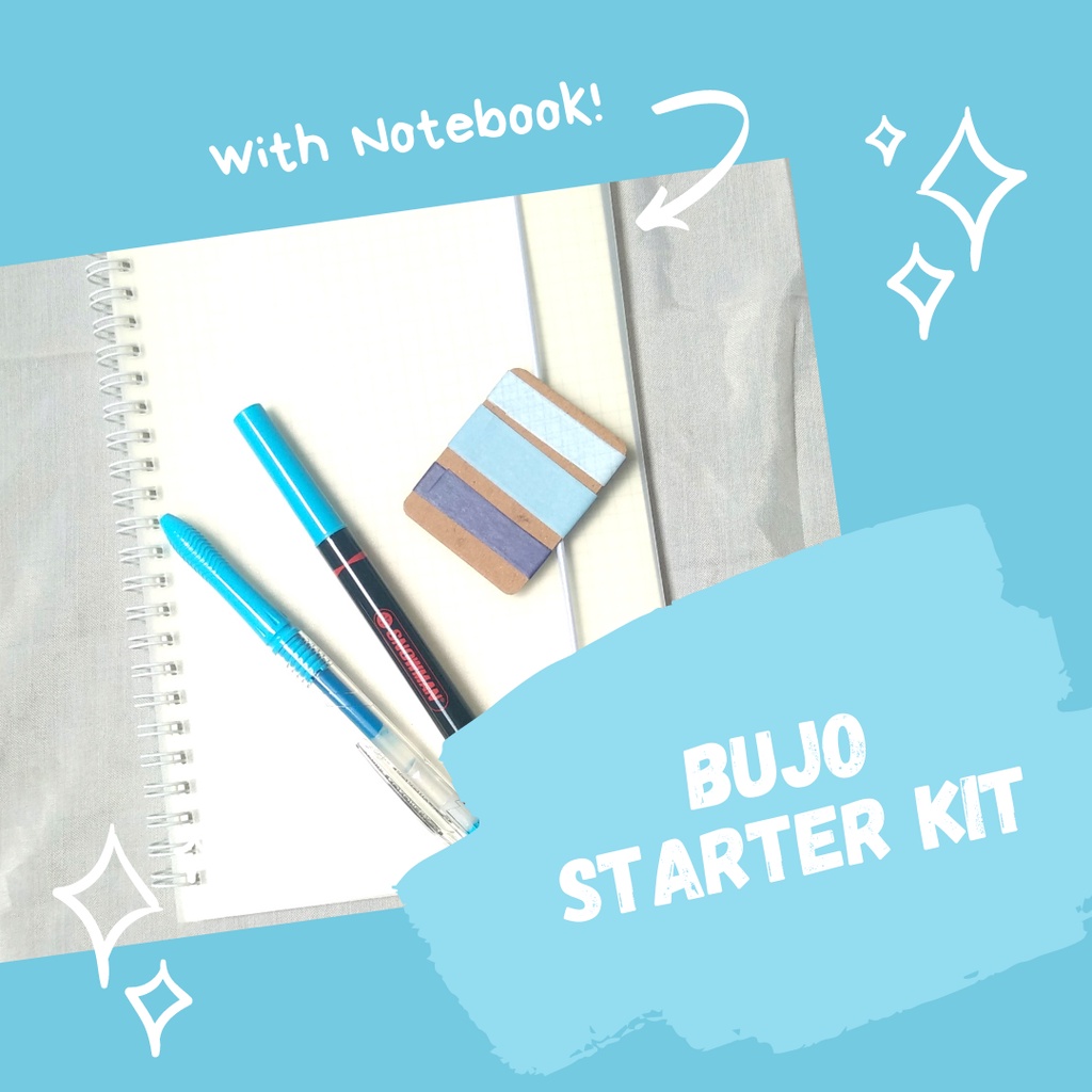 

✧ BuJo Starter Kit (with Notebook + Mini Bujo Kit) ✧