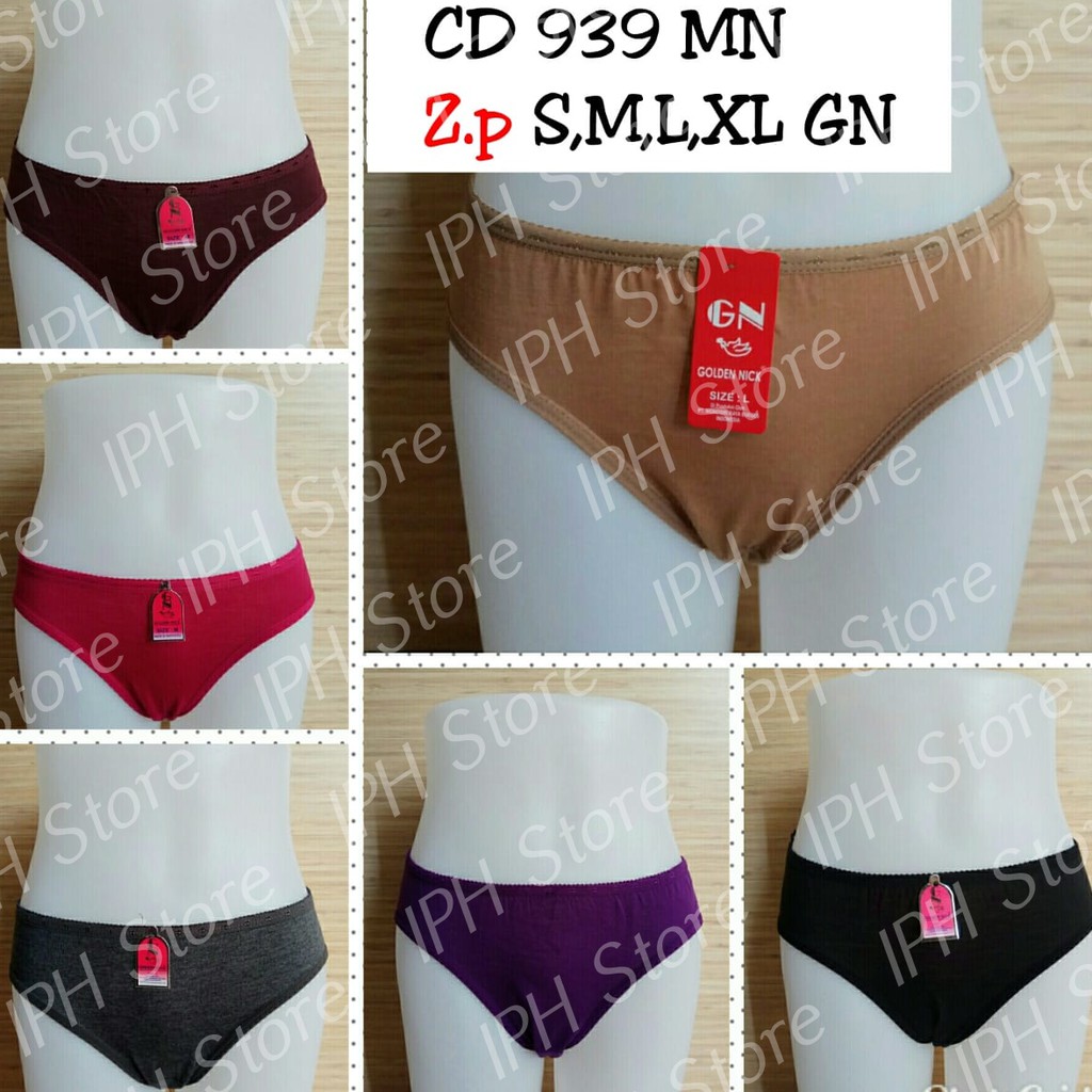 Celana Dalam / Underwear Wanita Golden Nick 939 Mini (Model Mini / Pendek) (Berbeda Dengan 939)