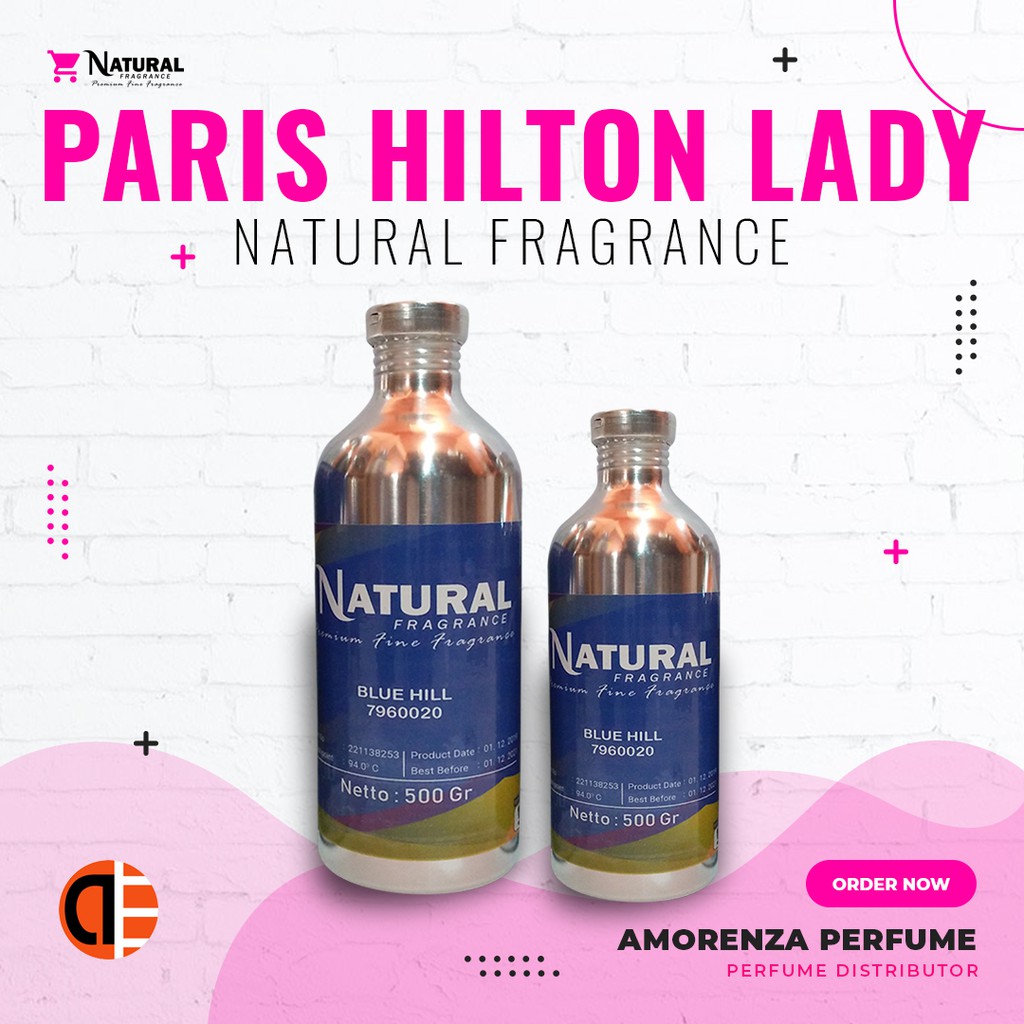 BIBIT PARFUM PARIS HILTON LADY - LADIEST NATURAL FRAGRANCE 500 ML SEGEL PABRIK