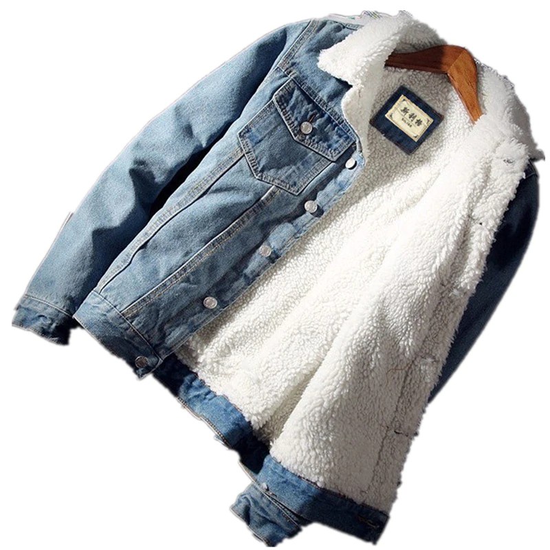 JAKET JEANS PRIA /Jaket sherpa full bulu jaket jeans sherpa jaket jeans bulu woll jaket bulu warna h