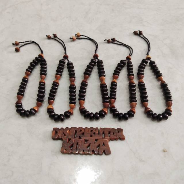 ( SUPER MURAH ) Grosir 5 pcs gelang kokka kaukah kaokah fukakah koka donat halat tangkup hitam