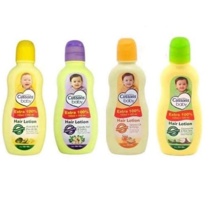 Cussons baby hair lotion candle nut ungu 50ml+50ml