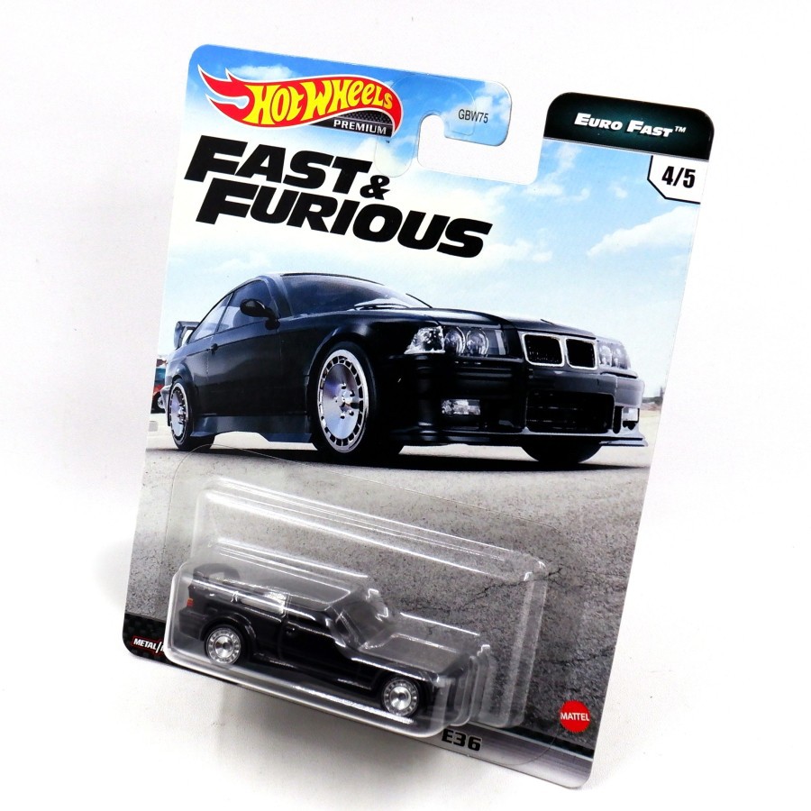Jual BMW M3 E36 Black Hotwheels Premium 