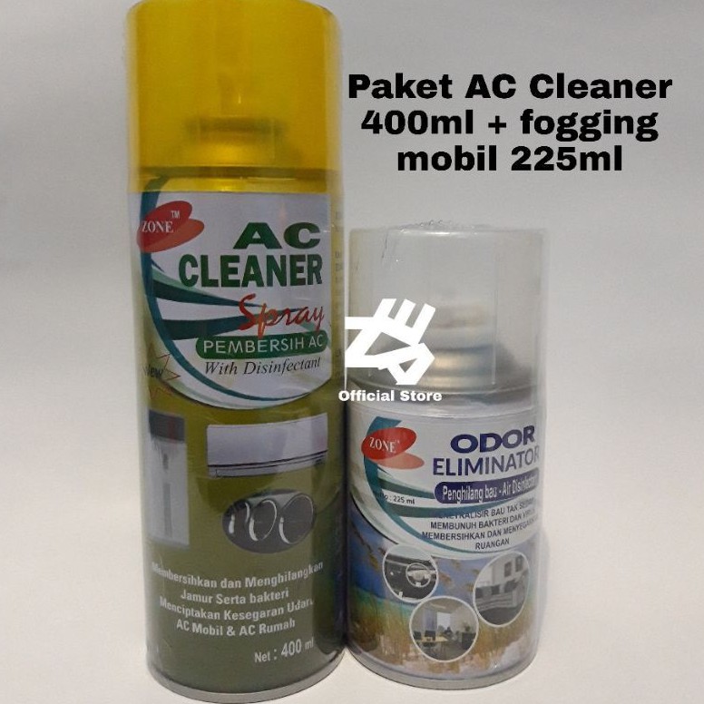 Paket Ac Cleaner + Odor Eliminator fogging mobil