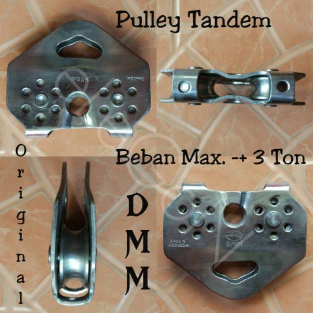 Pulley Tandem DMM Original Resmi Pulley Tandem Baja Puley Baja