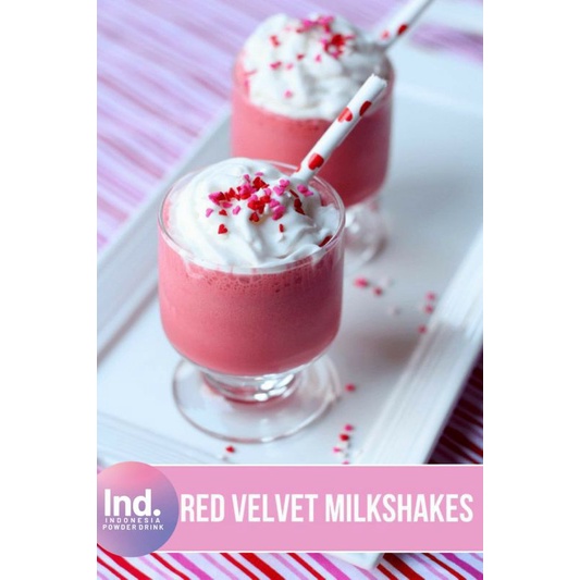 

Bubuk Minuman Premium Rasa Red Velvet By Indonesia Powder Drinks
