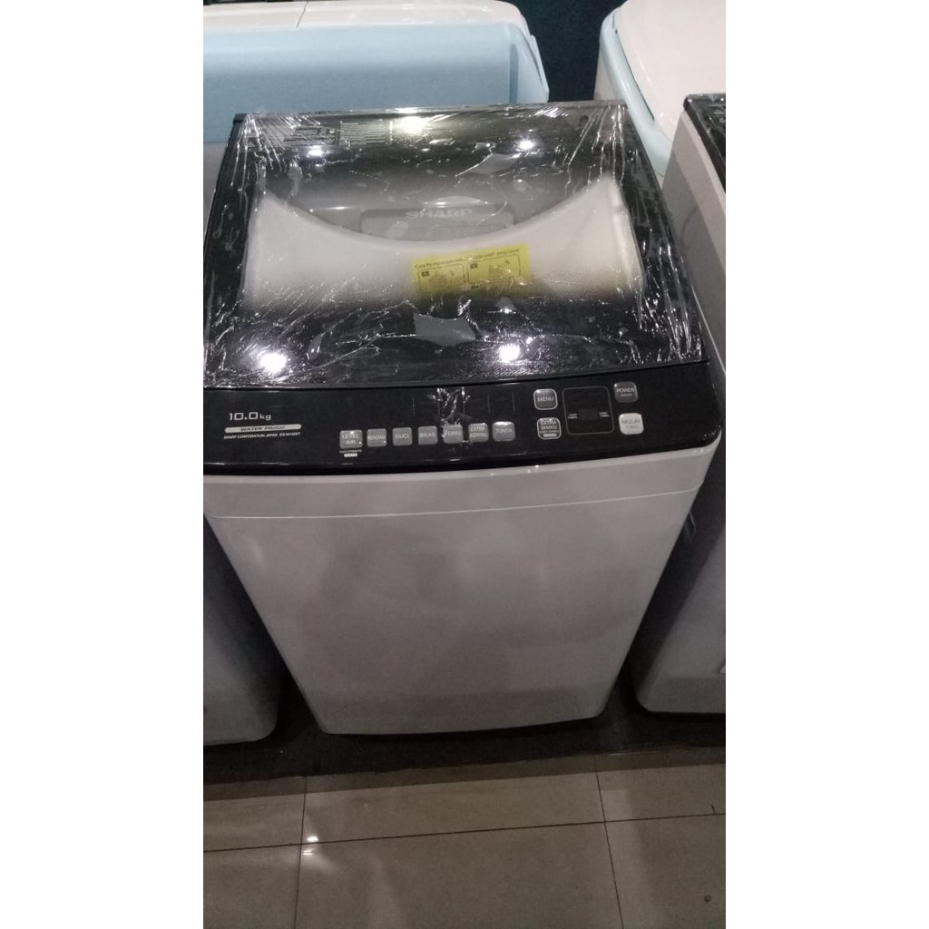 SHARP ES M 1000 TGG MESIN CUCI 1O KG FULL AUTO TOP LOADING / ESM1000TGG