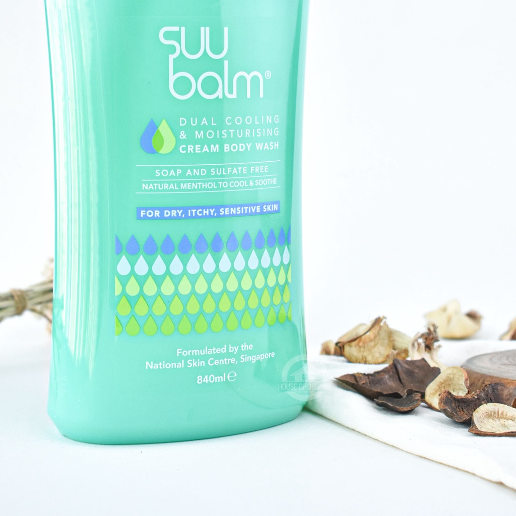 Suu Balm Body Wash Adult Dry Itchy Sensitive Problem Skin 420 Ml