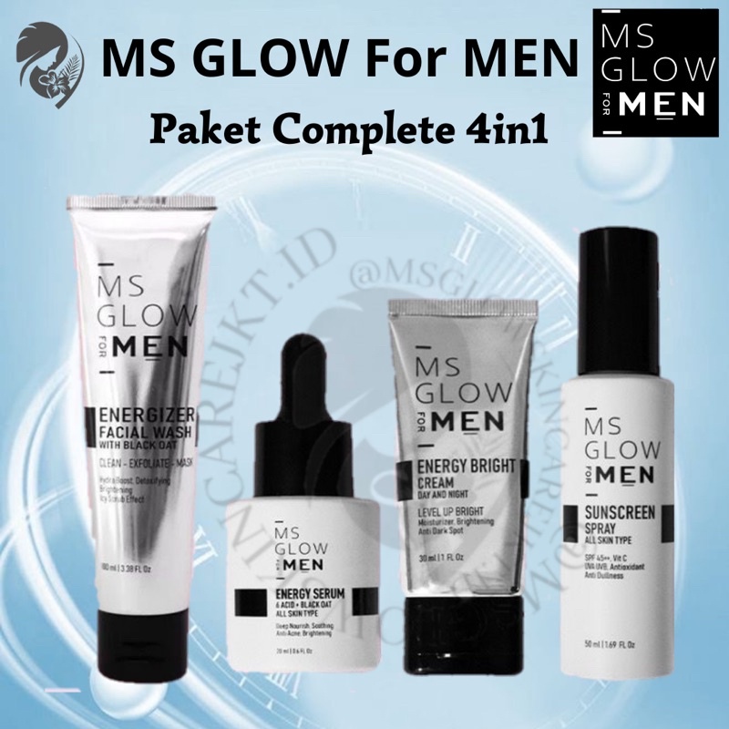 MS GLOW FOR MEN ORIGINAL COMPLETE | MS GLOW MEN BASIC