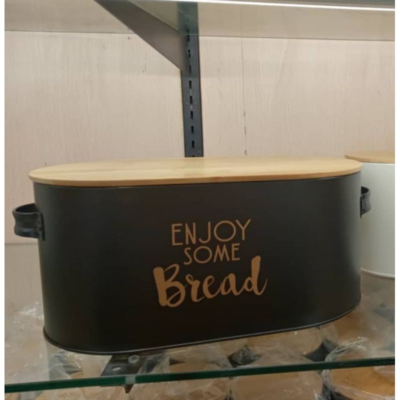 NZK_ BREAD BIN | BOX ROTI INFORMA HITAM