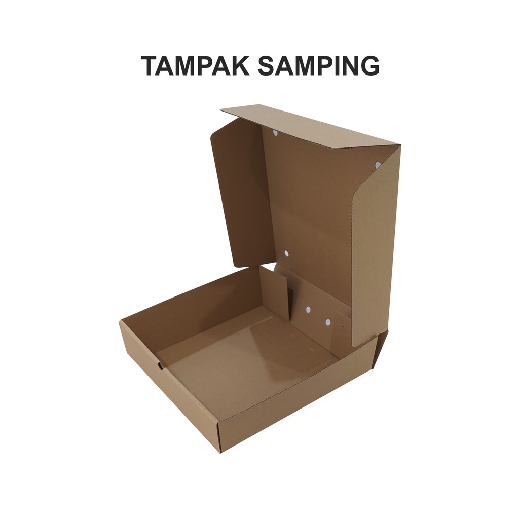 

DUS / BOX / 25x25x5 cm / KOTAK KUE/ KARDUS KUE/ PACKAGING / DUS MAKANAN / DIE CUT / KARDUS POLOS