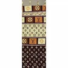 Jual Gorden Motif Hordeng Jendela Minimalis ada Pony Motif bunga Coklat