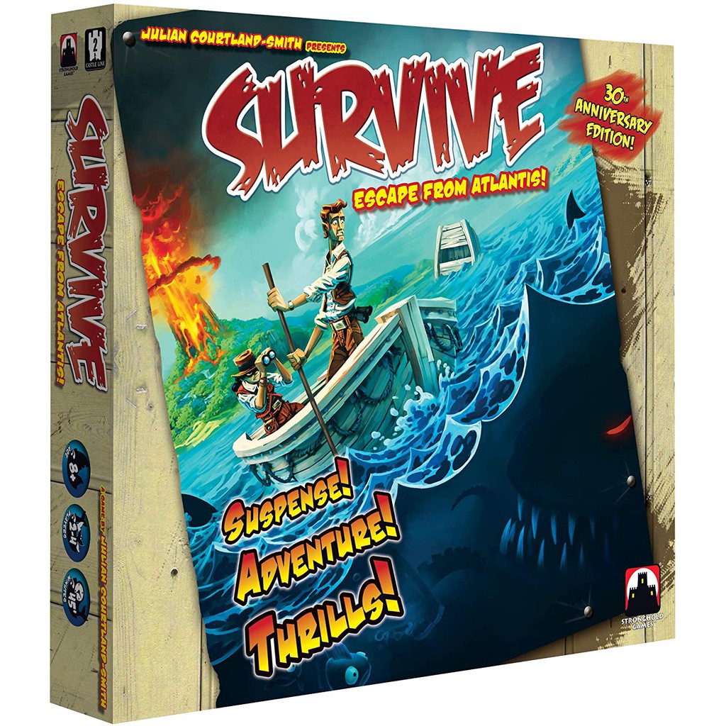 Survive: Escape from Atlantis 30th anniversary edition - Board Game