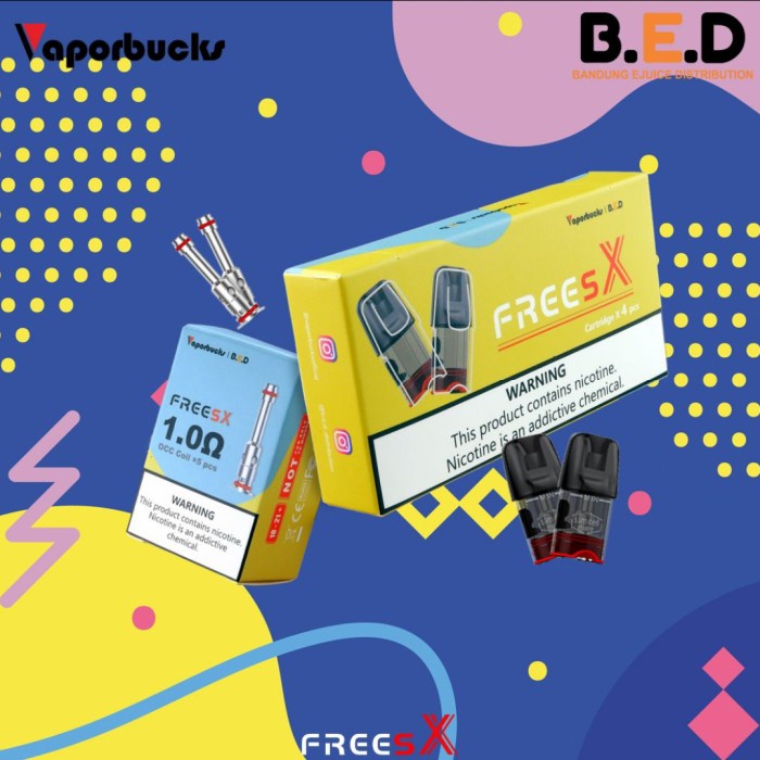 CATRIDGE VAPE POD FREESX PODS TERMURAH