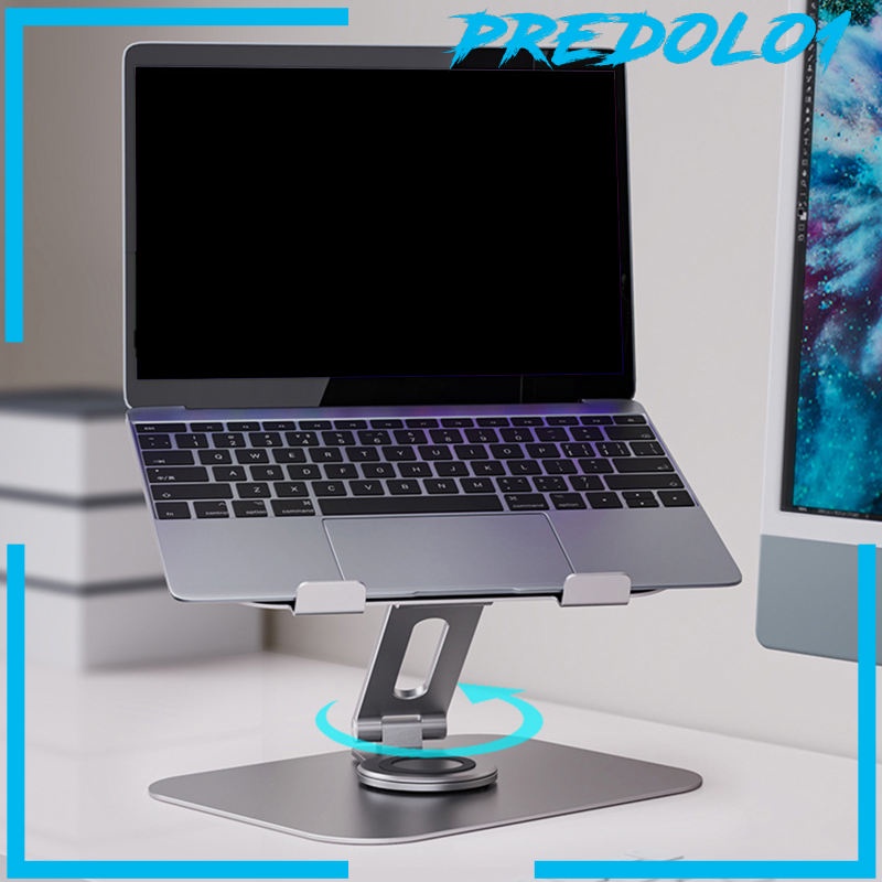 (Predolo1) Stand Dudukan Laptop Universal Rotasi 360 Derajat Adjustable