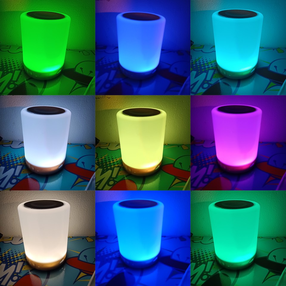 【COD】Viqoo Speaker S25 Bluetooth Speaker Microphone LED Smart Lamp Kecil Audio Subwoofer Nirkabel Portabel Volume Besar Speaker Bluetooth rumah tangga Kecil  Portable Spiker Bluetooth Speaker