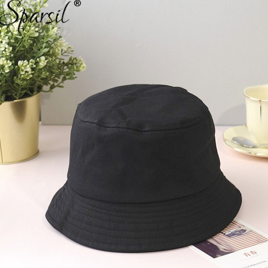 Topi Bucket Hat Pria Wanita