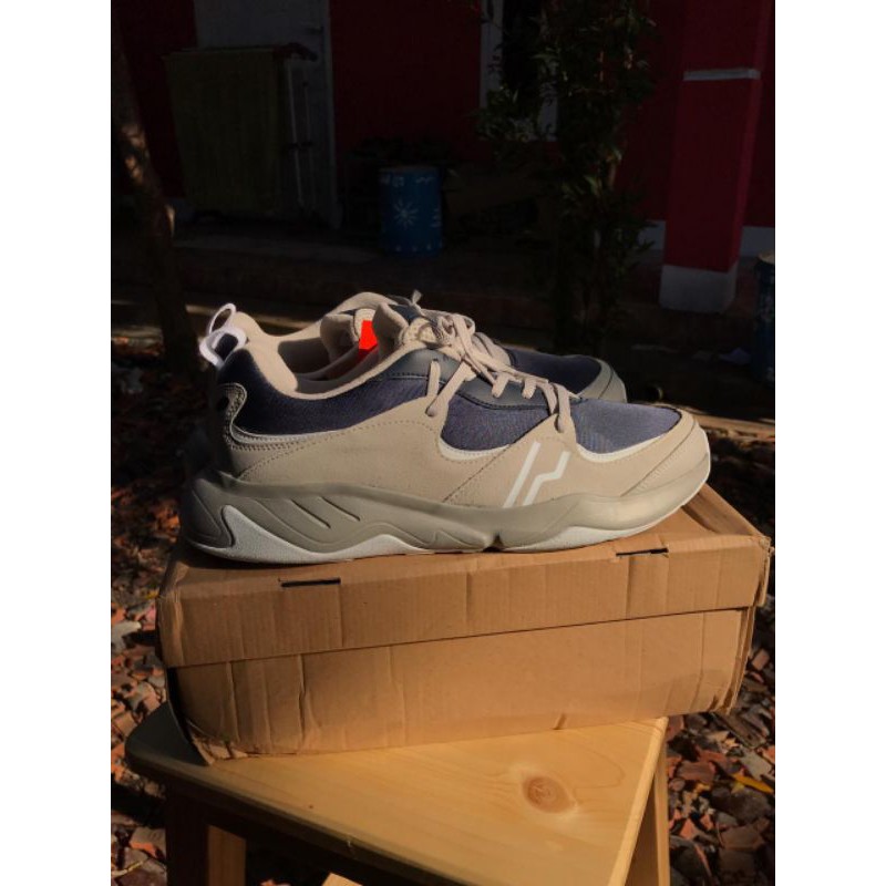 Sepatu Piero Quatro navy beige Original