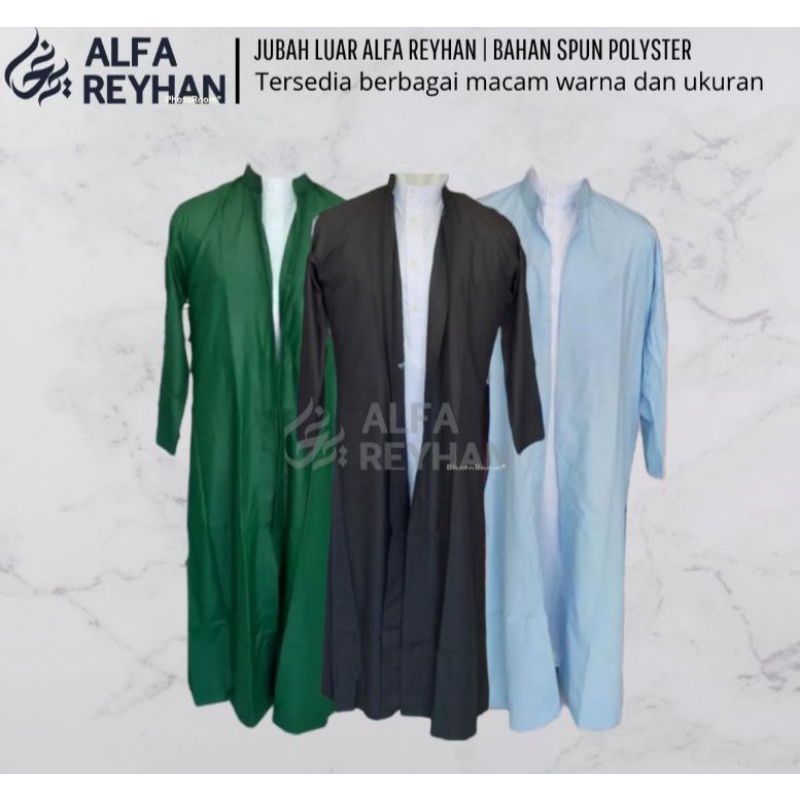 Jubah Pria Luaran Gamis || Jubah Luar Gamis Alfareyhan Ori