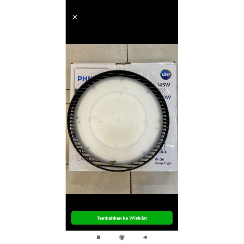 lampu highbay led gantung philips BY239P led 150 145w 145 watt