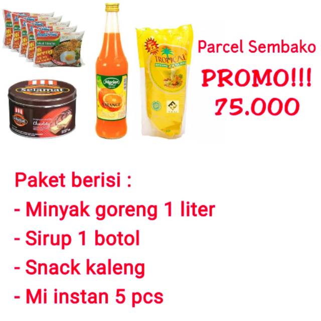 

PARCEL SEMBAKO MURAH MERIAH !!!