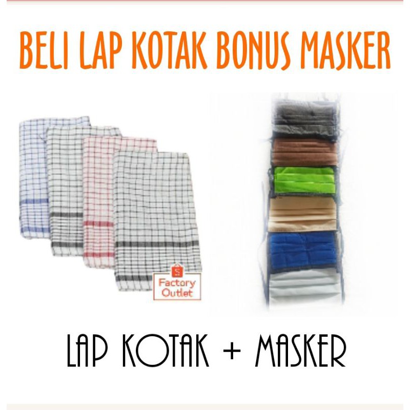 BELI LAP KOTAK BONUS MASKER...!!!
