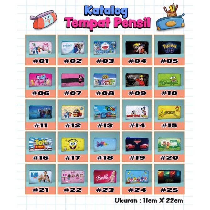 

tempat pensil keren karakter Avenger spiderman