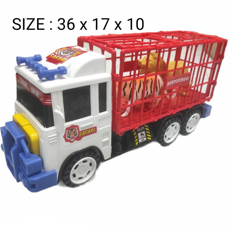 Mainan Anak Mobil Truck Hewan GBK 3014 KR Animal Truck Friction