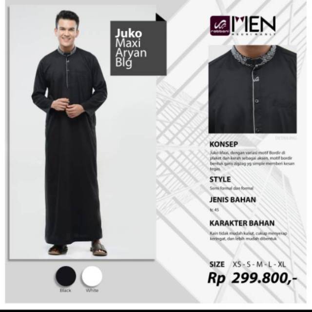Gamis cowok Rabbani original