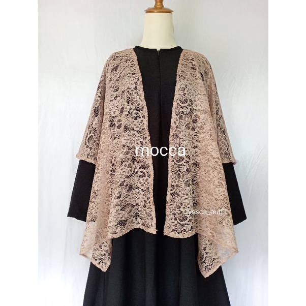 cardigan 2024 short outer brukat / brukat outer / cape by fyssca outfit