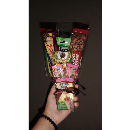 

bouquet snack buket snack mini / buket mini ulang tahun