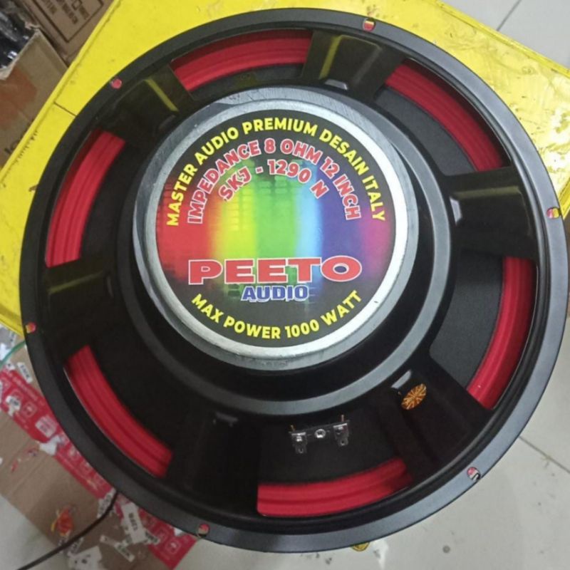 Speaker Component PEETO 12 Inch SKJ-1290 N VOKAL Audio Max 1000 Watt