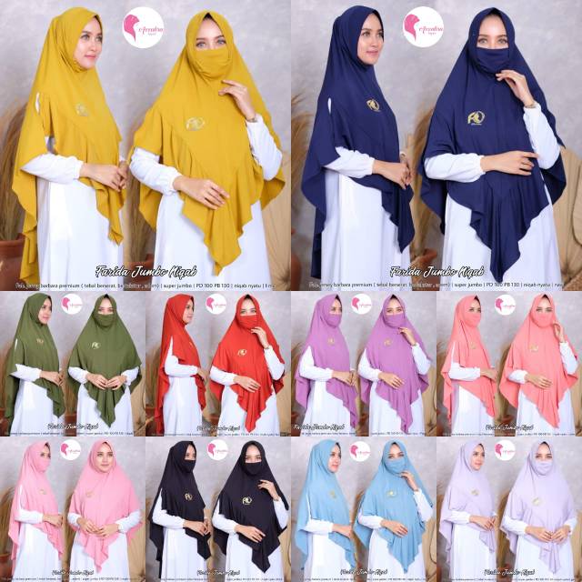 Farida jumbo niqab ori FO 73.000