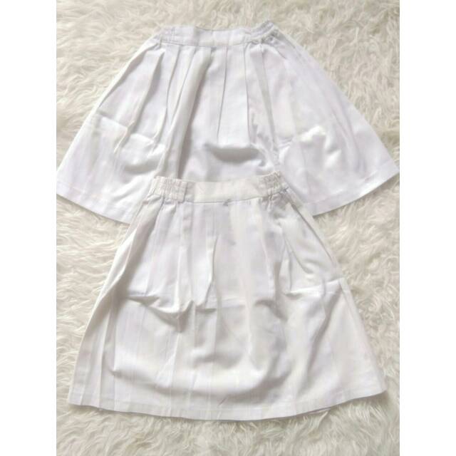 Rok seragam Putih pendek SD (TAKE ALL)