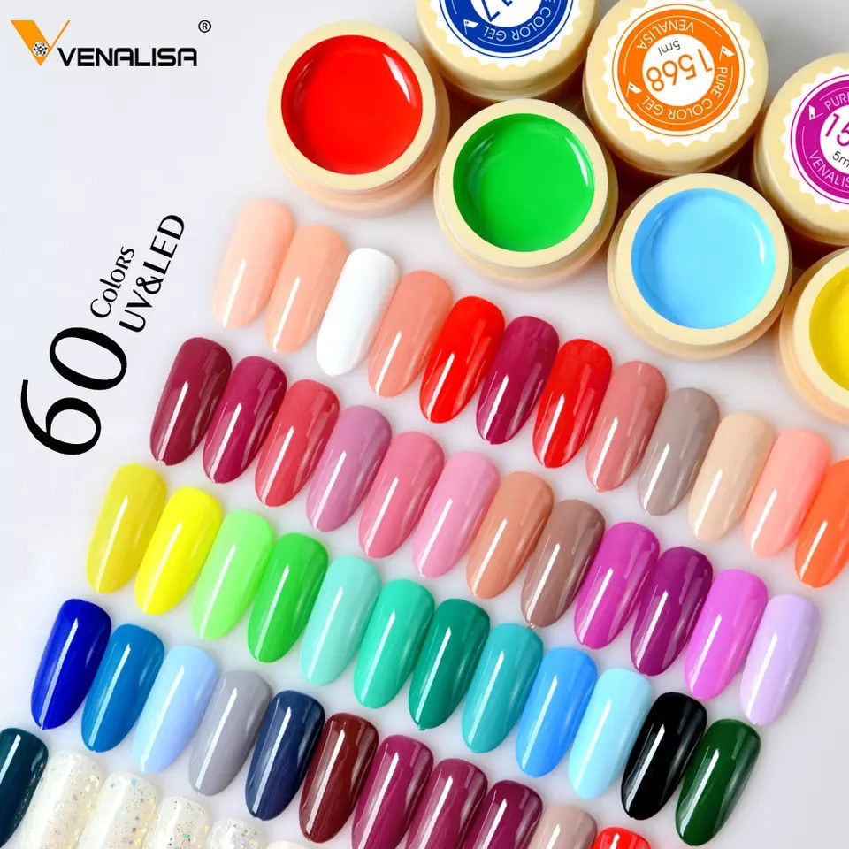 1510 - 1584 VENALISA POT PAINTING GEL /GEL LINER UV GEL POLISH / GEL PAINTING 5ML  / PAINT GEL PAINT