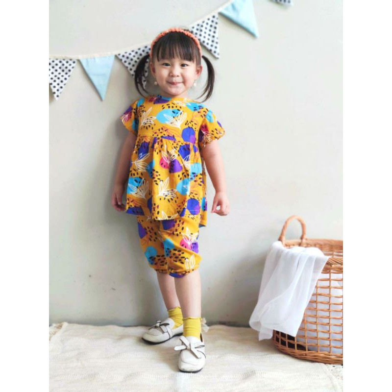 Setelan Anak Perempuan bahan Rayon Premium &quot;Selina Set&quot;