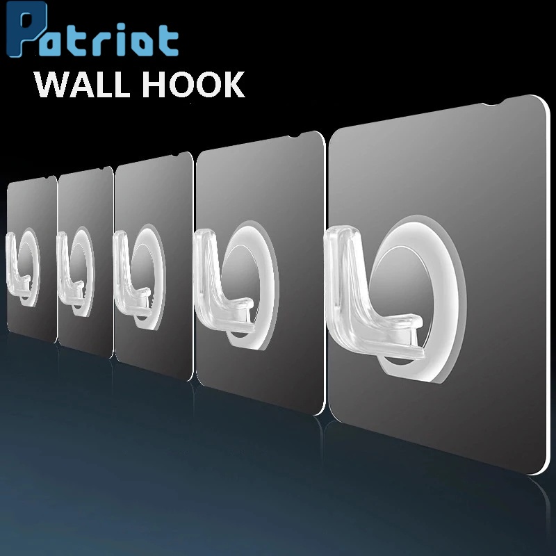 Kithchen Self Adhesive Wall Hook / Anti-rust Towel Wall Hangers Hooks Heavy Load Rack Hooks for Kitchen Bathroom
