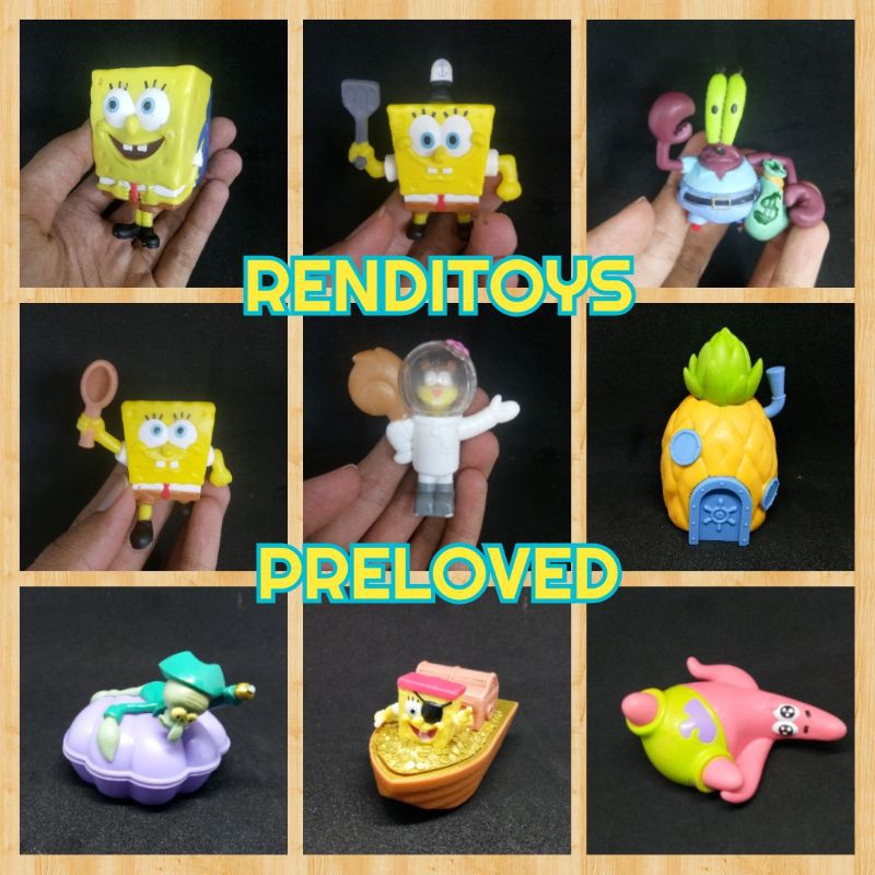 Action figure Spongebob McDonald Spongebob Happy Meal Patrick MCD Murah Meriah