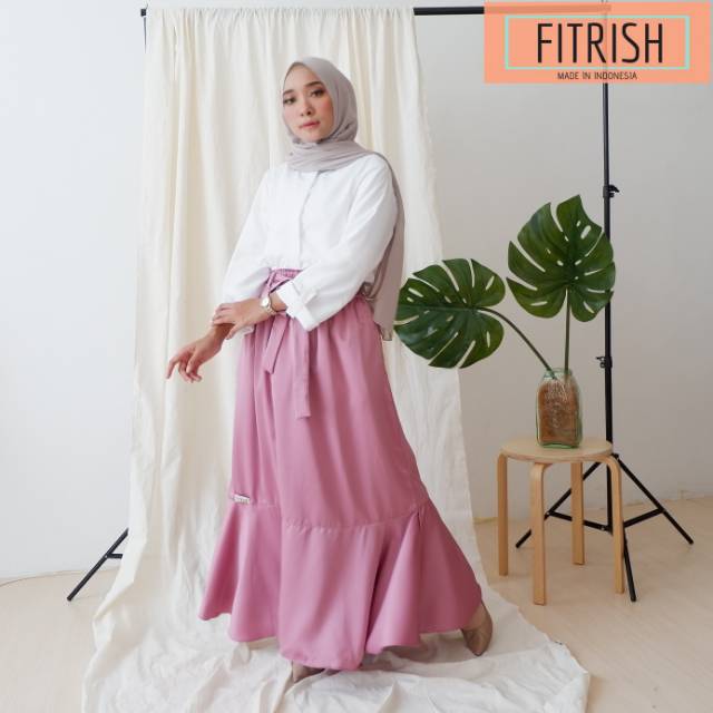 SELINA SKIRT / Rok Panjang Satin