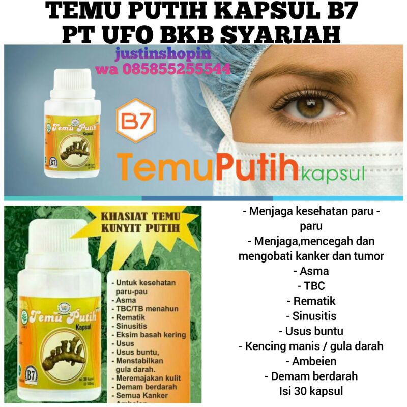 

TEMU KUNYIT PUTIH KAPSUL ( MELINDUNGI PARU - PARU )