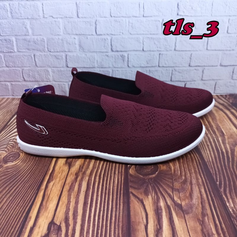 Sepatu Flat Wanita New Era Bella/Ella 37-40 Sepatu Slop Cewek Dewasa