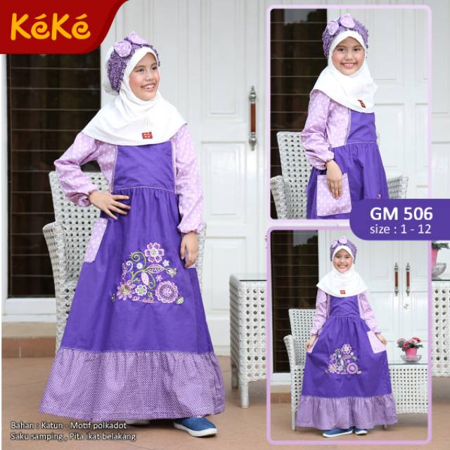 Gamis Anak Keke ~ GM 506 ~