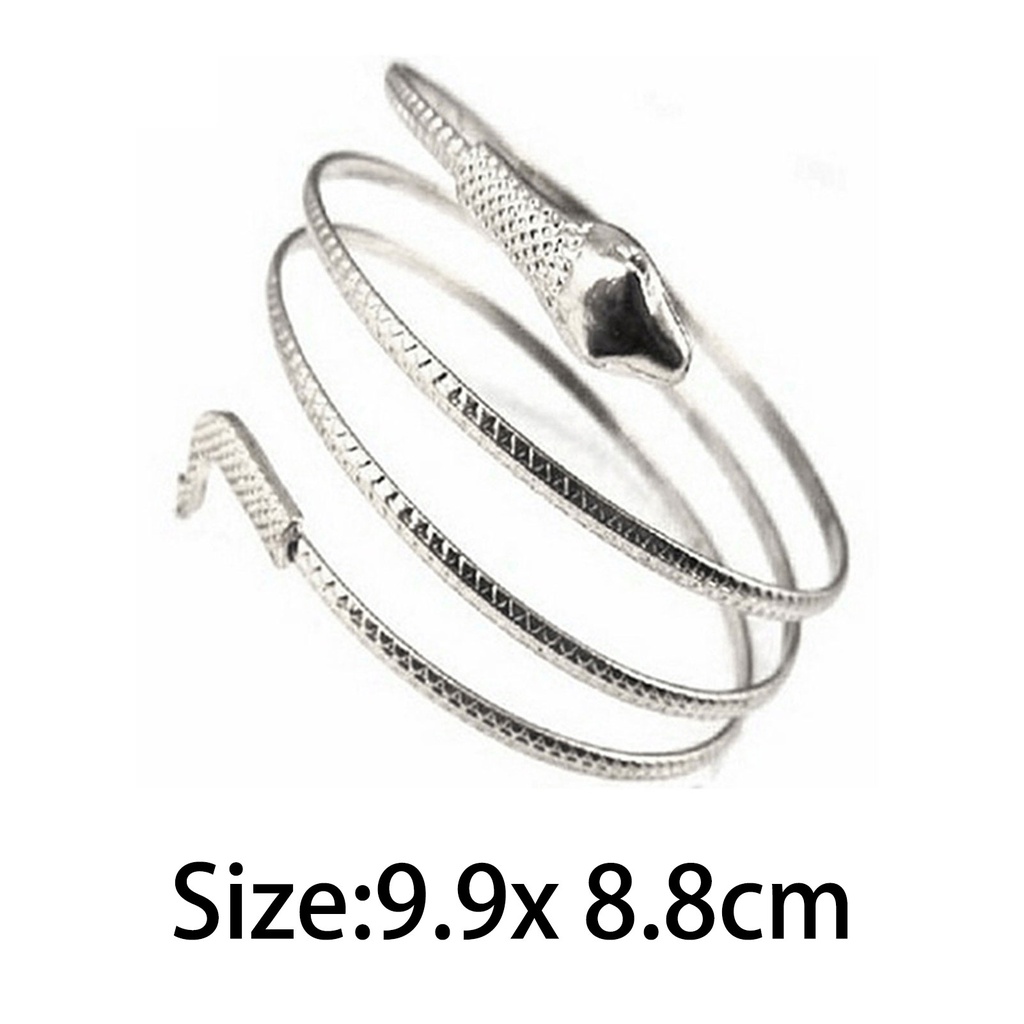 Hu Hu Hu Hu Hu Alat Bantu Pasang Kacamata♡ Gelang Lengan Spiral Bentuk Ular Untuk Wanita