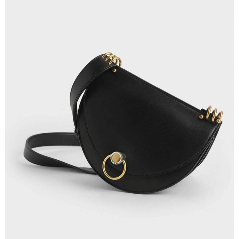 [7.7 Boombastis Sale⚡] - TAS WANITA CK CK725 PENGUNCI CINCIN SADDLE BAG PREMIUM IMPORT