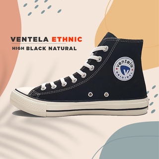  Sepatu  Ventela  Ethnic High Black Natural Shopee  Indonesia