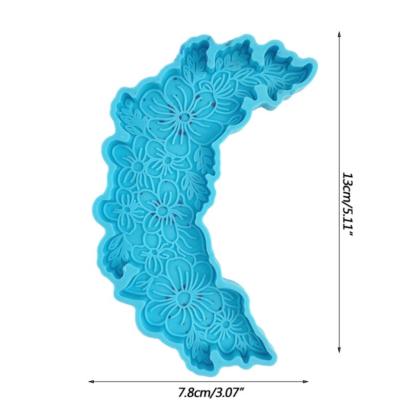 Cetakan Resin Epoksi Bentuk Bulan Dan Bunga Bahan Silikon
