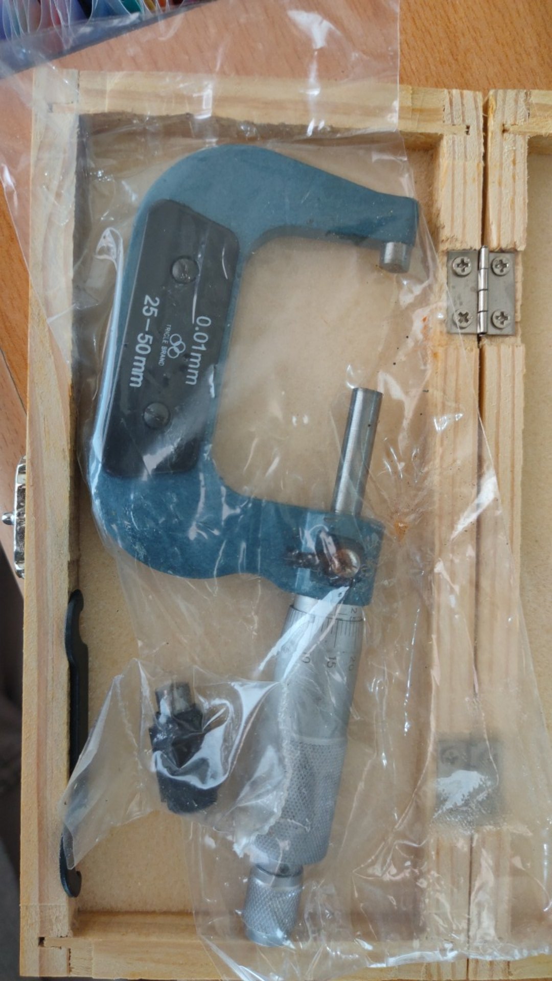 Mdn | Micrometer Outside Tricle Brand 25-50mm-alat Ukur