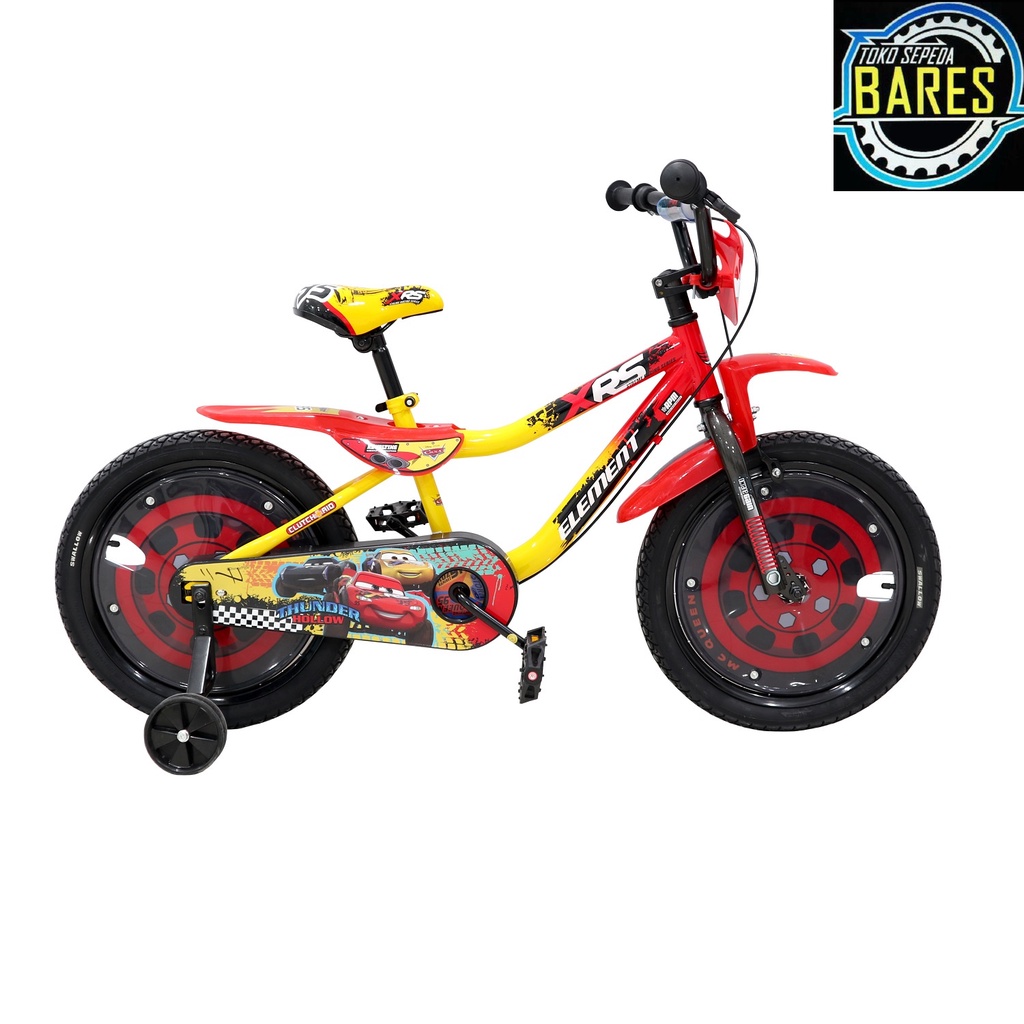 Sepeda BMX Anak 12 / 16 / 18 Element Disney Pixar Cars 1.0