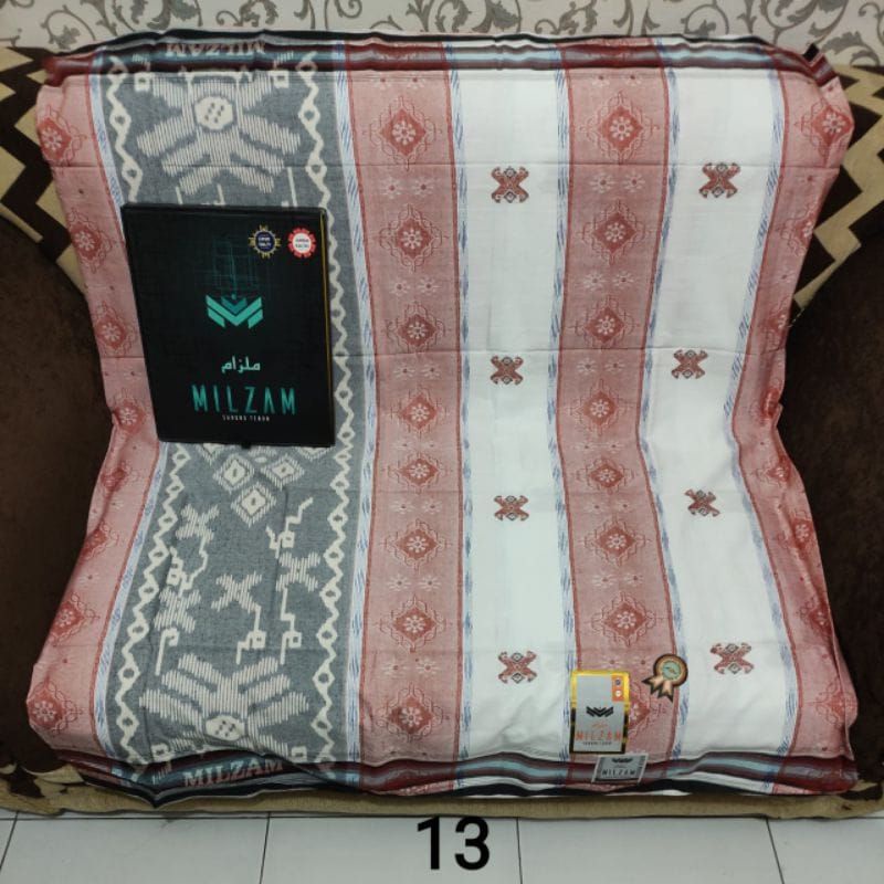 Sarung MILZAM Rayon Motif SKJ Songket Jacquard